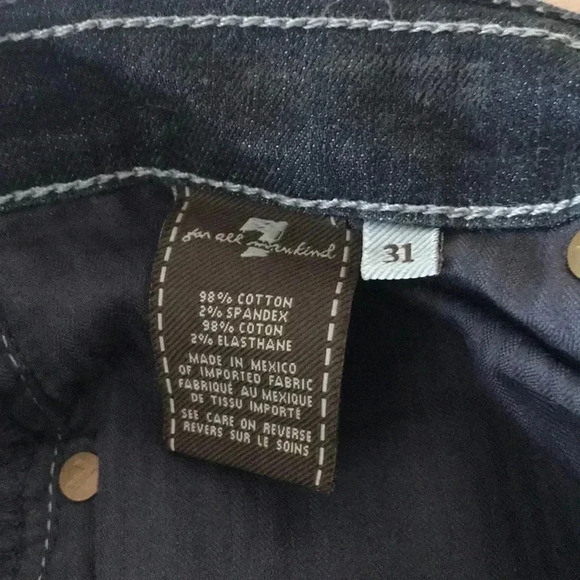 7 For all Mankind woman’s jeans - Picture 4 of 4